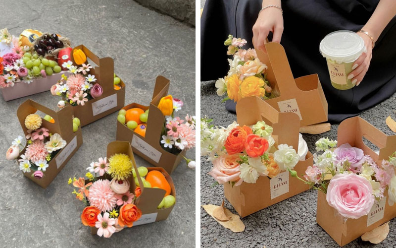 Set hoa và đồ uống là một ý tưởng kinh doanh dịp lễ HOT hiện nay (nguồn ảnh: sưu tầm)